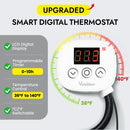 55 Gal Drum Heater Blanket with Thermostat Controller