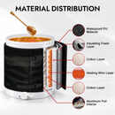 Chauffe-seau de 5 gallons, réchauffeur isolant en aluminium 72 W