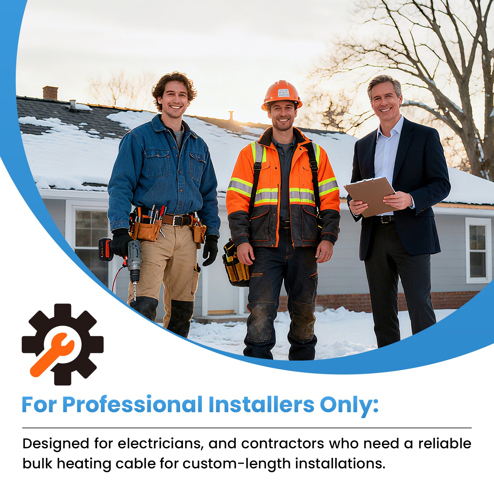 Bulk 5W/ft Self-Regulating Pipe Heat Tape Roll - Cut-to-Length | YeloDeer