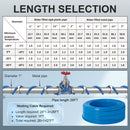 YeloDeer Cut to length Self-Regulating Heat Tape, Water Pipe Freeze Protection Kit, with 120V Plug, Wire Splitter & End Cap, for Metal/Plastic Pipes