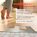 YeloDeer 230V Underfloor Heating Kit, 200W/m², with 2m Conduit, Ideal for Tile, Ceramic, Stone Floors