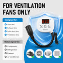 Digital Cooling Thermostat Outlet with 10H Timer (Plug-In Fan Controller) | YeloDeer