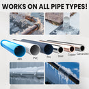 YeloDeer Cut to length Self-Regulating Heat Tape, Water Pipe Freeze Protection Kit, with 120V Plug, Wire Splitter & End Cap, for Metal/Plastic Pipes