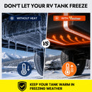 12V RV Tank Heater Pad with Switch for Cold-Weather Freeze Protection