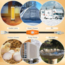 YeloDeer Temperature Controlled Extension Cord, Temperature Controlled Outlet, Auto On/Off, Slim Waterproof Design, 20''