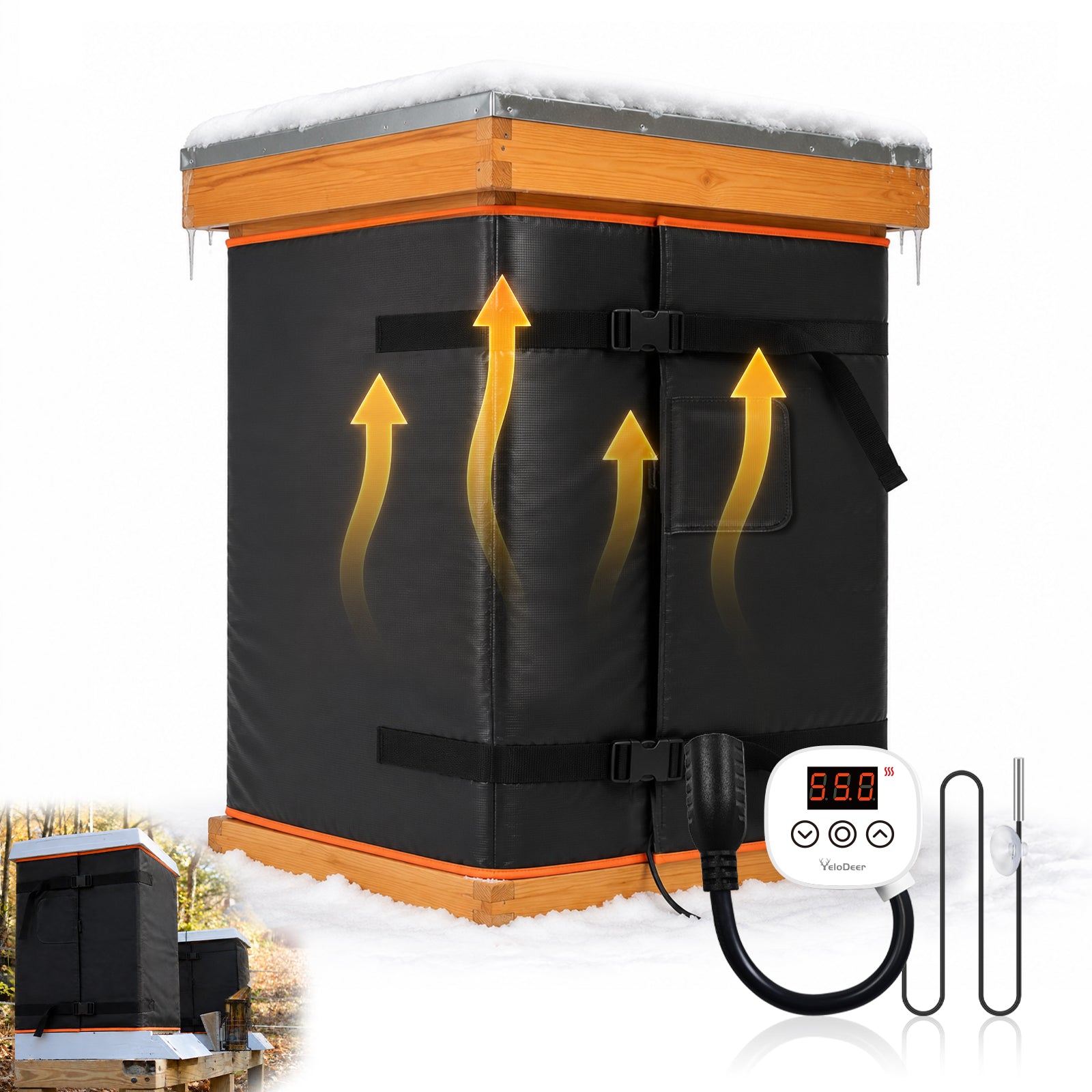 Beehive Heating Blanket with Thermostat for 8 & 10-Frame Hives