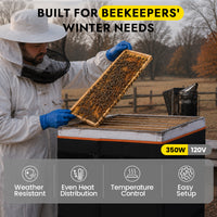 Beehive Heating Blanket with Thermostat for 8 & 10-Frame Hives