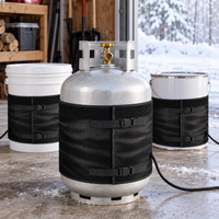 Chauffe-seau de 5 gallons, réchauffeur isolant en aluminium 72 W