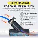 In-Drain Heating Cable Kit for 1/2 & 3/4 in Non-Pressurized Condensate Lines (DGK)