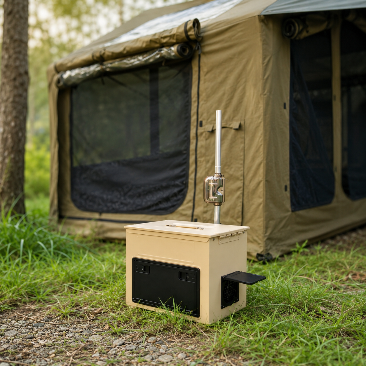 YeloDeer Self-Powering Mobile Diesel Heater for Off-Grid Heat