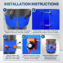 5 & 55-Gallon Drum & Bucket Heater  (Twist Control, 86°F-302°F Range) | YeloDeer