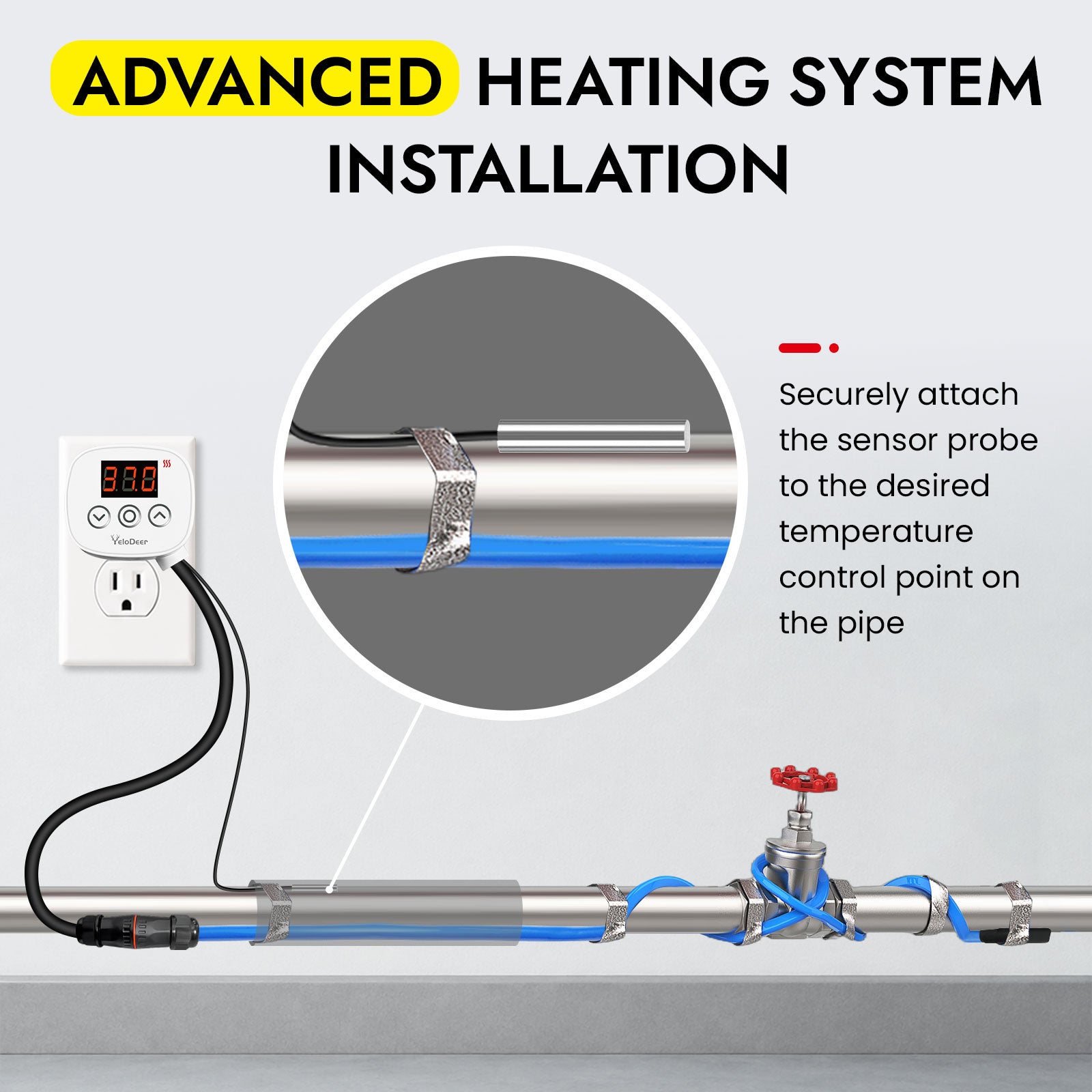 Bulk Cut-to-Length Self-Regulating Pipe Heating Cable (PG)