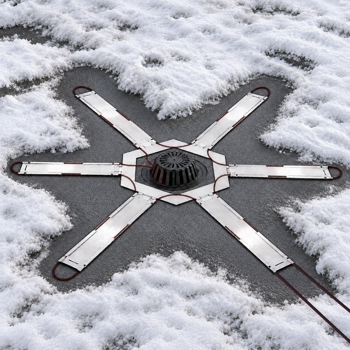 Roof Drain De-Icing System for Flat & Low-Slope Roofs (FRDDS)
