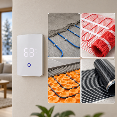 Thermostat de plancher chauffant WiFi 120V/240V