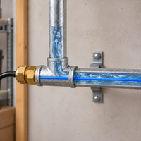In-Pipe Heating Cable for 3/4 in+ Water Supply Lines — T-Fitting (IPHC-T)