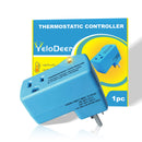 YeloDeer Temperature ControIIer OutIet, Auto On at 38°F / Off at 50°F, 100-120V / 15A