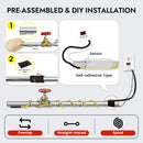 Plug-In Self-Regulating Pipe Heat Cable with Digital Thermostat