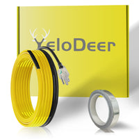 YeloDeer Heat Trace for Pipe Freeze Protection, Self-regulating for Metal and Plastic Water Pipe, 6W/Ft