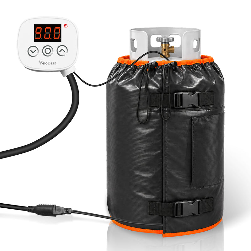 20-40 lb Propane Tank Heater Blanket with Digital Thermostat