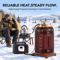 20-40 lb Propane Tank Heater Blanket with Digital Thermostat