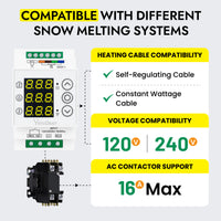 WiFi Snow Melting Controller for Roof & Driveway De-Icing