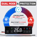 High-Power Touchscreen Temperature Controller (30A, 120V, 0.1°F Precision) | YeloDeer