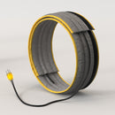 YeloDeer Trimmable Self-Regulating Pipe Heating Blanket Kit, for Pipe Freeze Protection and Hydrant Insulation, with Thermostat Extension Cord