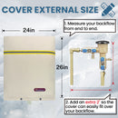 YeloDeer Backflow Preventer Insulation Cover, Well Pump Cover Insulated for Winter Freeze Protection