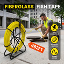 Fiberglass Fish Tape & Duct Rodder (492FT, 1/4in) | YeloDeer