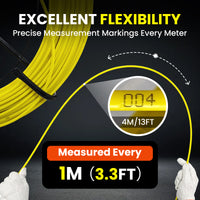 Fiberglass Fish Tape & Duct Rodder (492FT, 1/4in) | YeloDeer