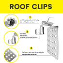 YeloDeer Roof Clips, for Roof De-Icing Heating Cable, Non-Corrosive Aluminum